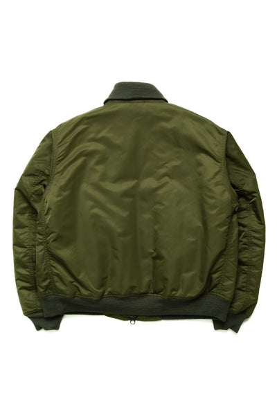 LL Jacket Flight Satin Nylon - Olive