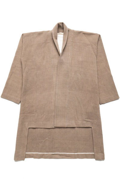 Kimono Wool Coat - Charcoal