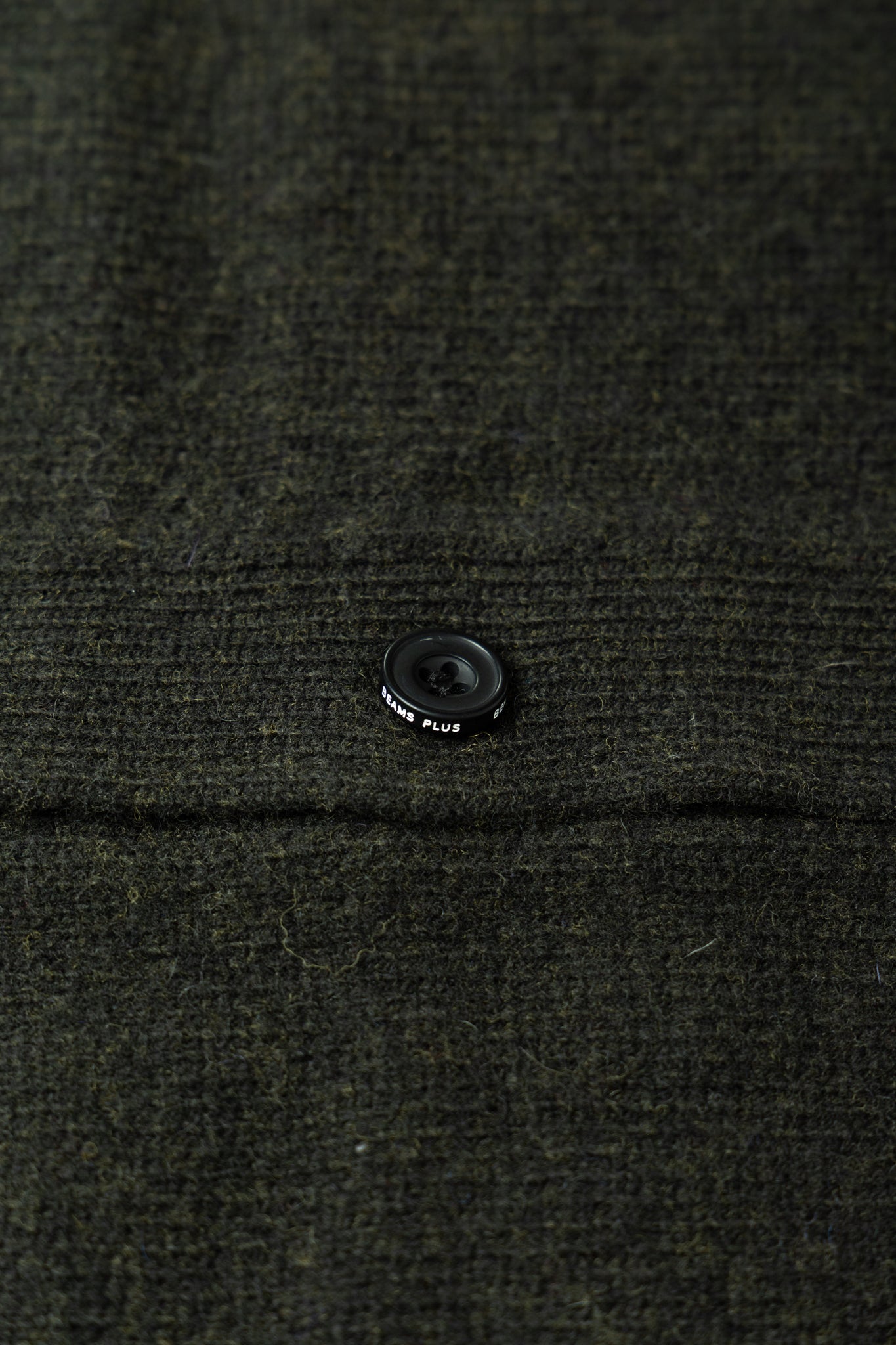 Cardigan Elbow Patch 7G - Olive