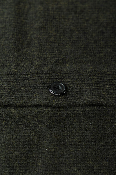 Cardigan Elbow Patch 7G - Olive