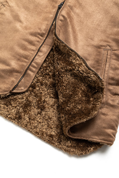 LL Vest Polyester Fake Suede - Khaki