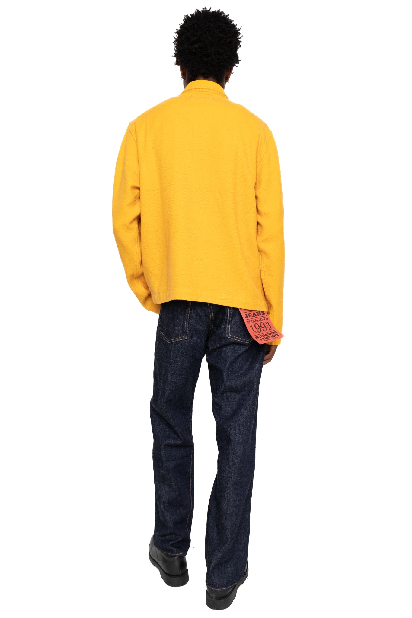 Shirt Jacket (Blue in Green Fit) - Yellow