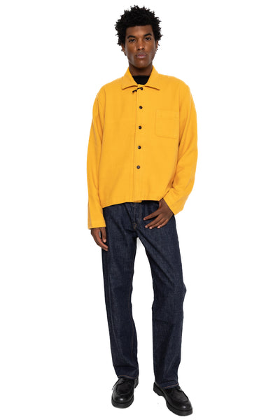 Shirt Jacket (Blue in Green Fit) - Yellow