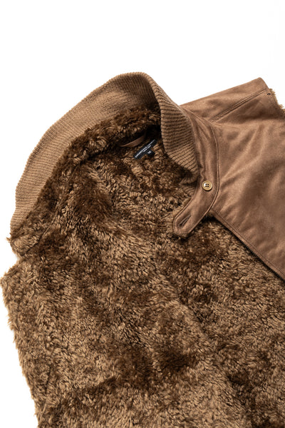 LL Vest Polyester Fake Suede - Khaki