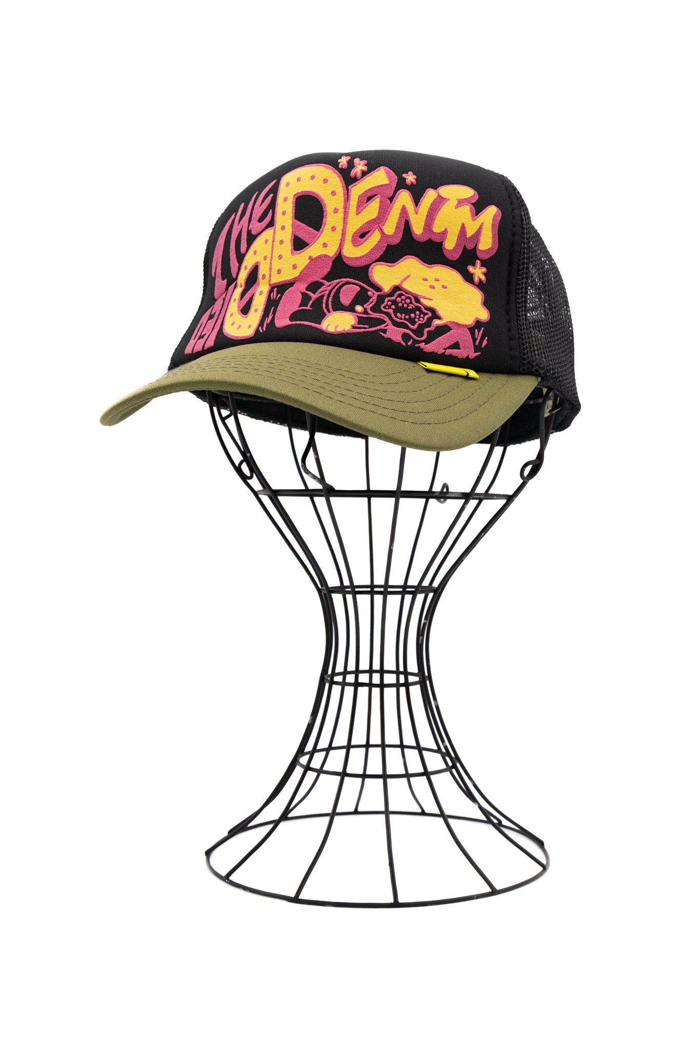 TH D.D. Trucker Cap - Black x Khaki