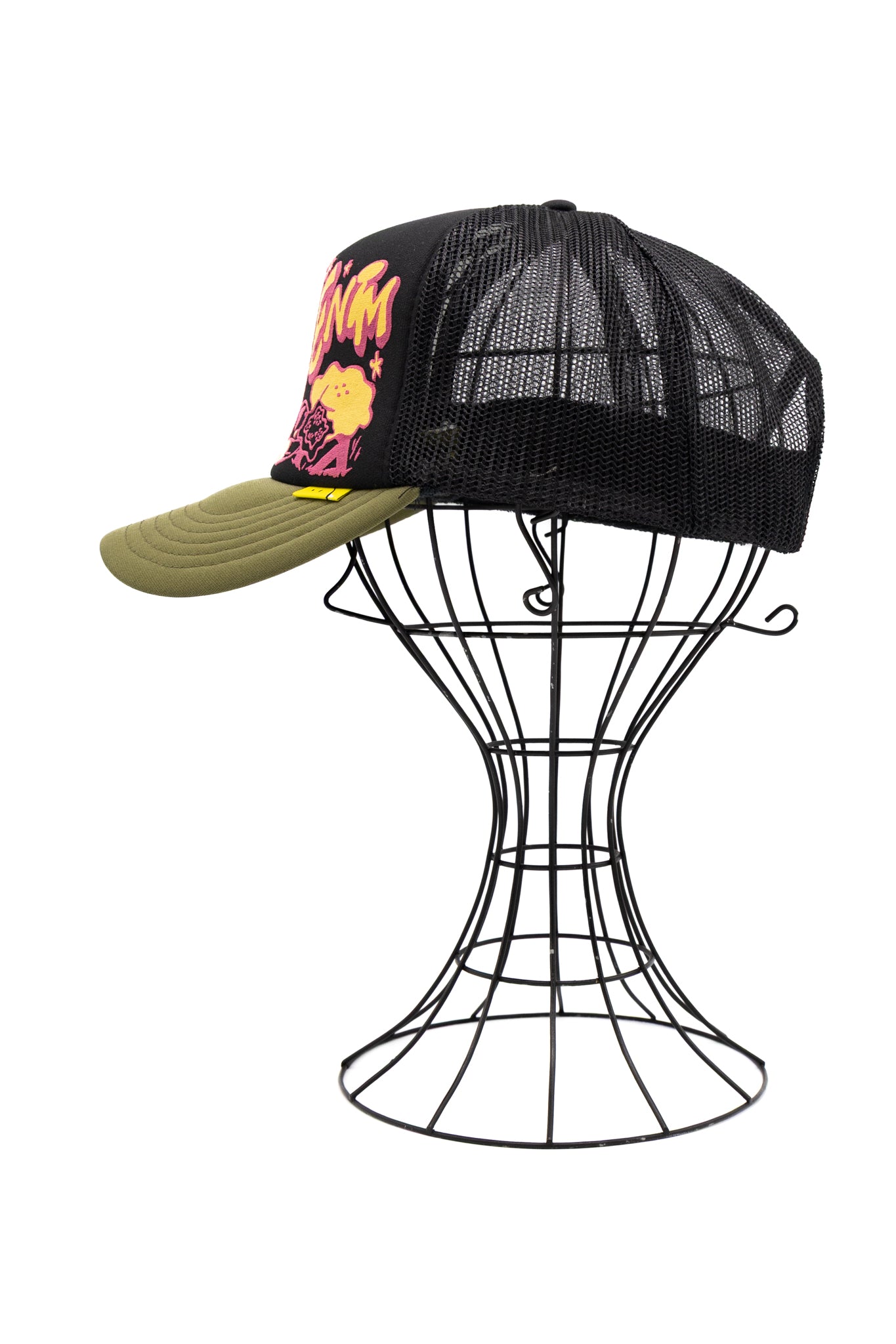 TH D.D. Trucker Cap - Black x Khaki