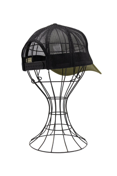 TH D.D. Trucker Cap - Black x Khaki
