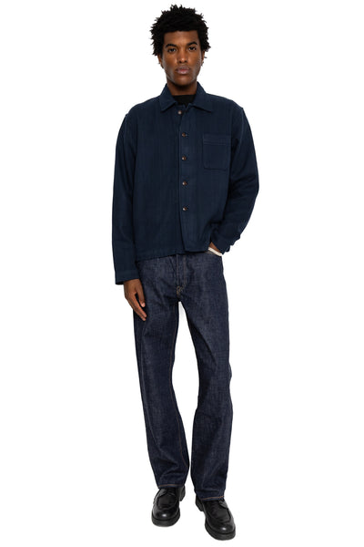Shirt Jacket (Blue in Green Fit) - Navy