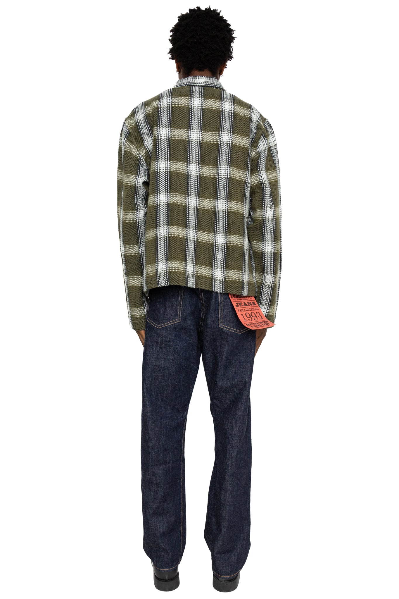 Shirt Jacket (Blue in Green Fit) - Olive Check