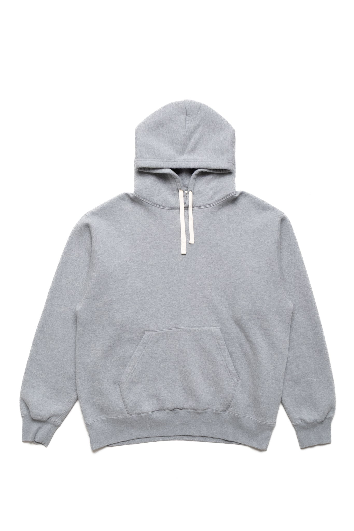 Sweat Pullover Hoodie Raised Back - Grey