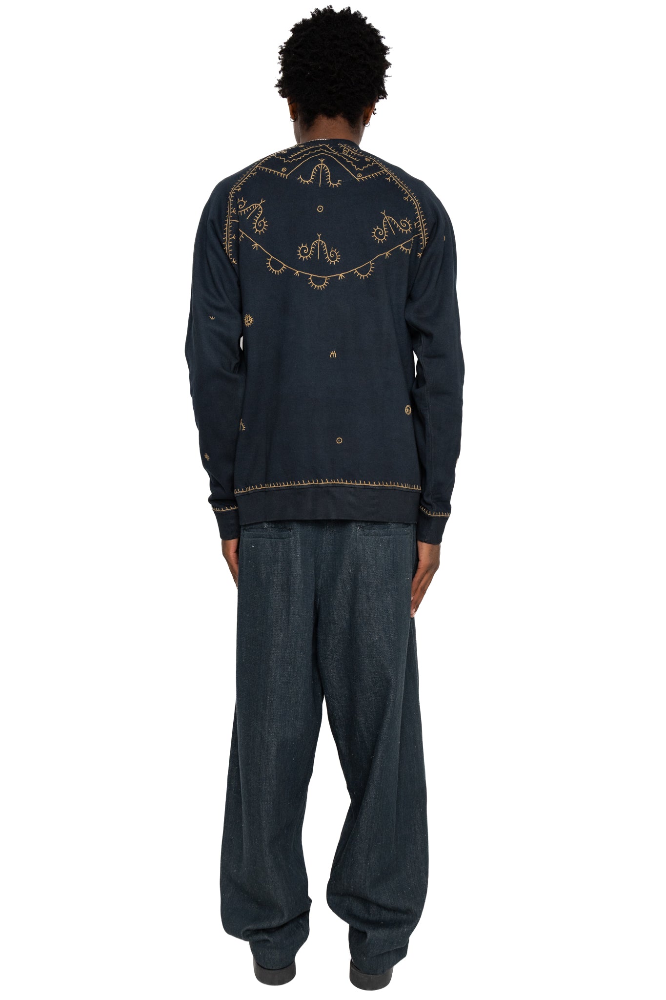 Pleated Trousers - Midnight Indigo