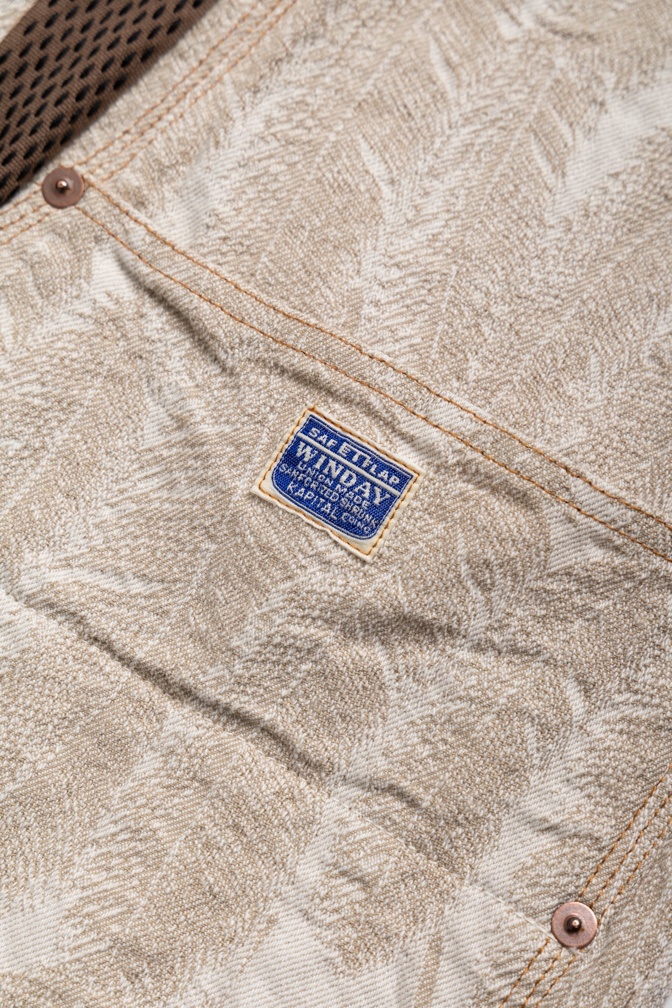 12oz MAGPIE Denim W-Knee EASY Shorts