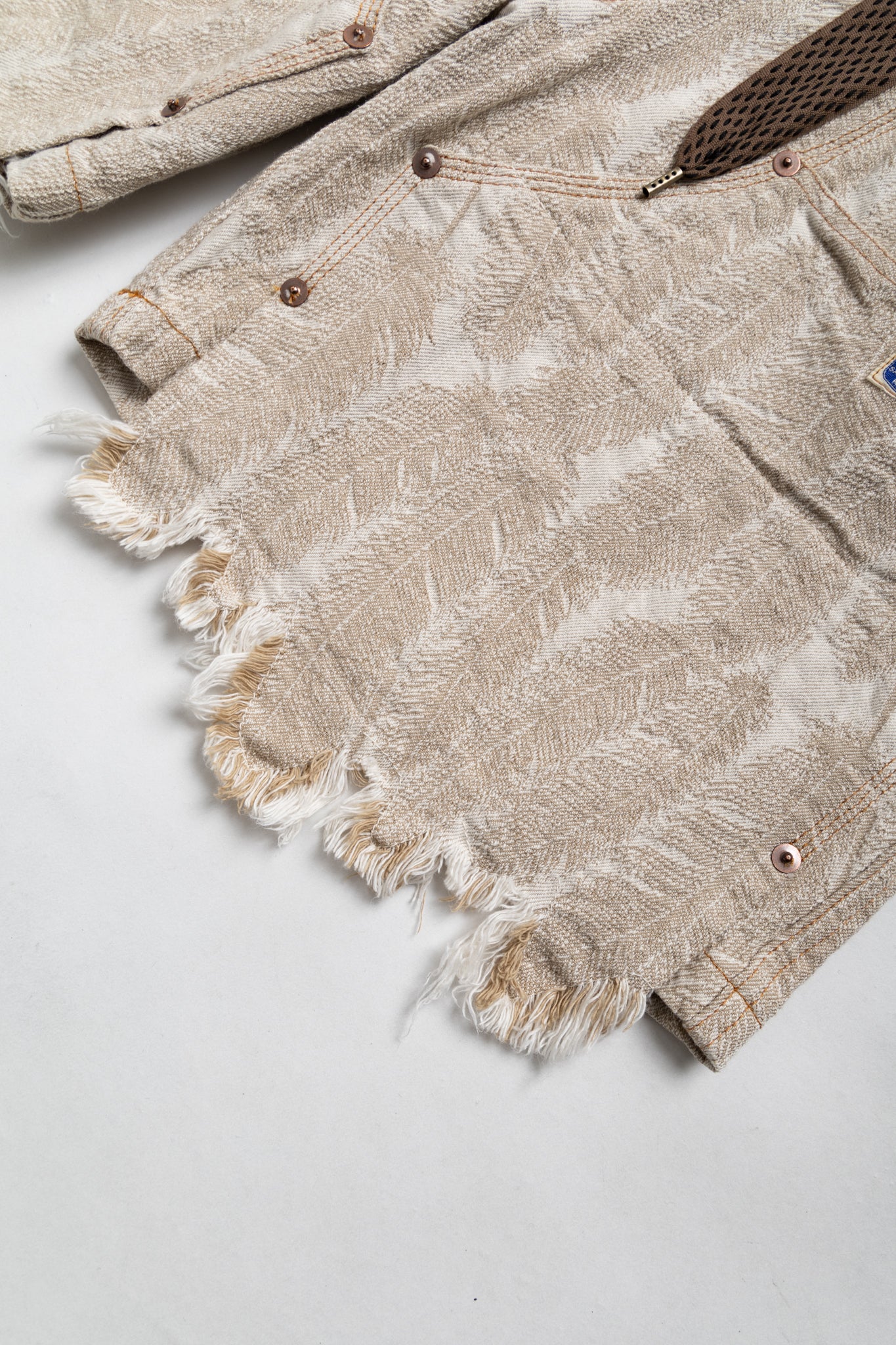 12oz MAGPIE Denim W-Knee EASY Shorts