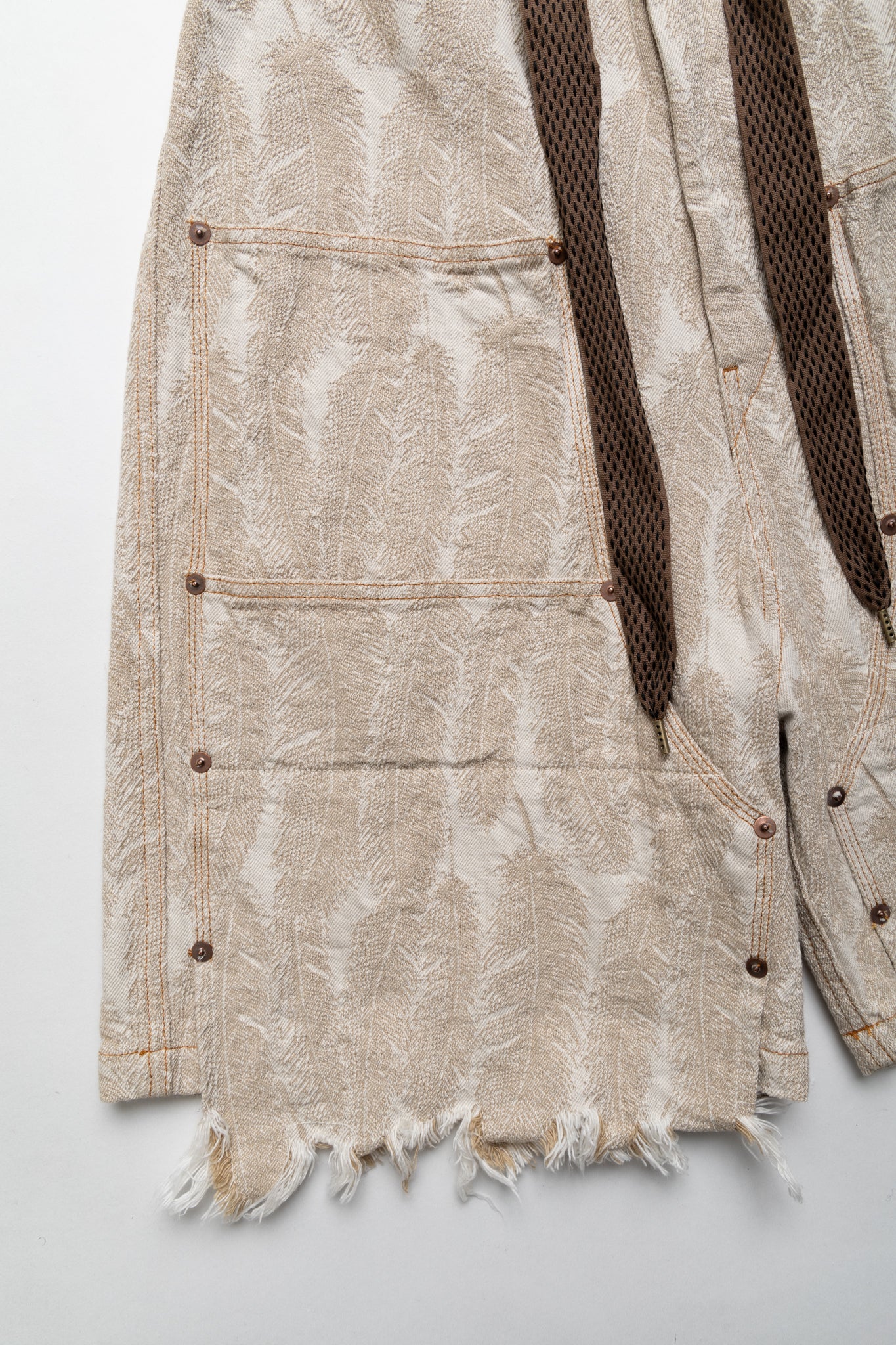 12oz MAGPIE Denim W-Knee EASY Shorts