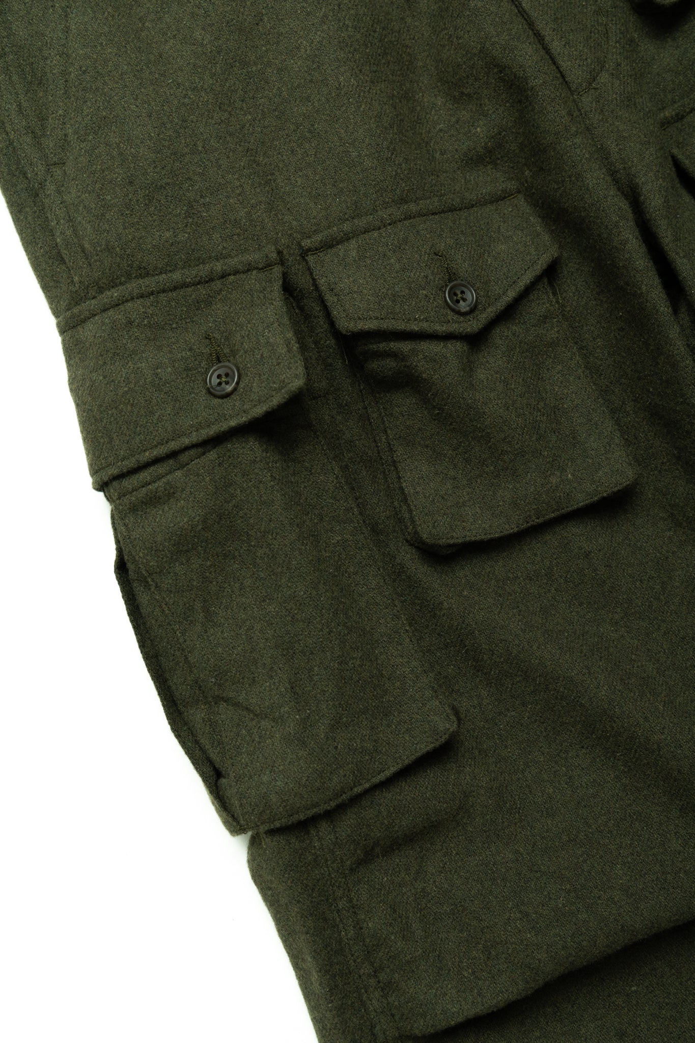 FA Pant Solid Poly Wool Flannel - Olive