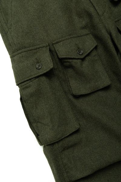 FA Pant Solid Poly Wool Flannel - Olive