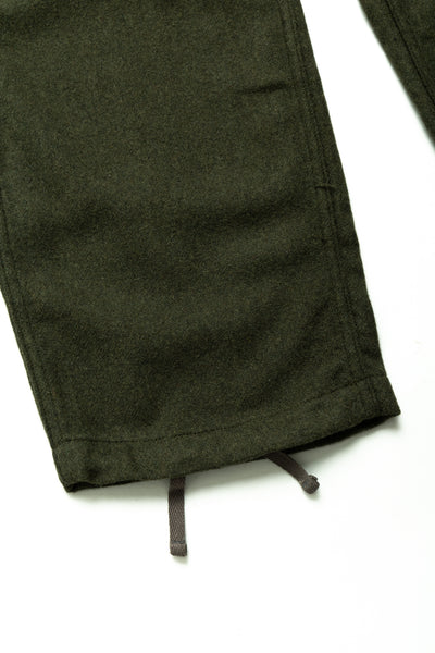 FA Pant Solid Poly Wool Flannel - Olive