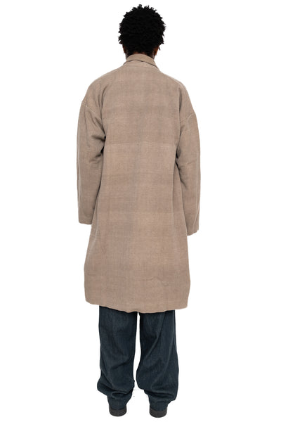 Kimono Wool Coat - Charcoal