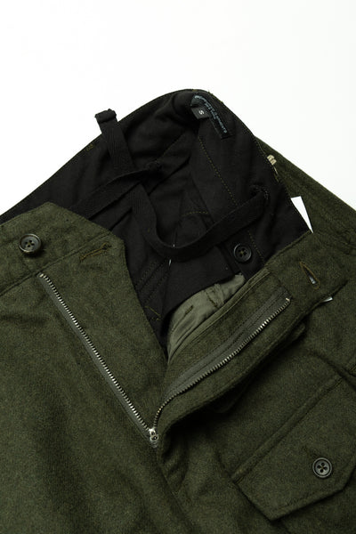 FA Pant Solid Poly Wool Flannel - Olive