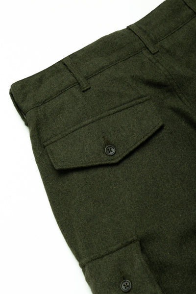 FA Pant Solid Poly Wool Flannel - Olive