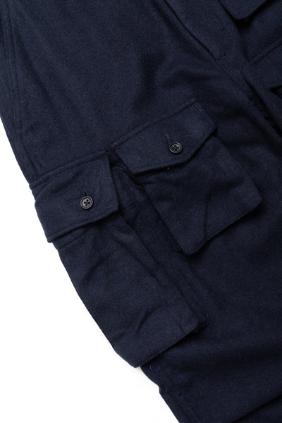 FA Pant Solid Poly Wool Flannel - Navy