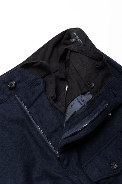 FA Pant Solid Poly Wool Flannel - Navy