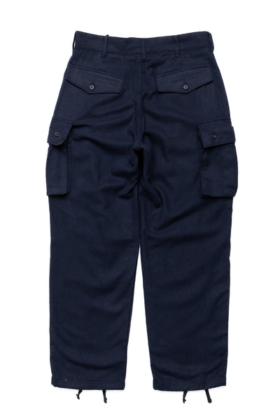 FA Pant Solid Poly Wool Flannel - Navy