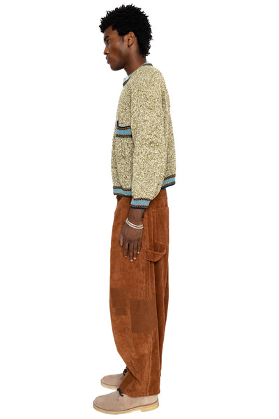 Bulb Knit Jumper - Twisted Olive