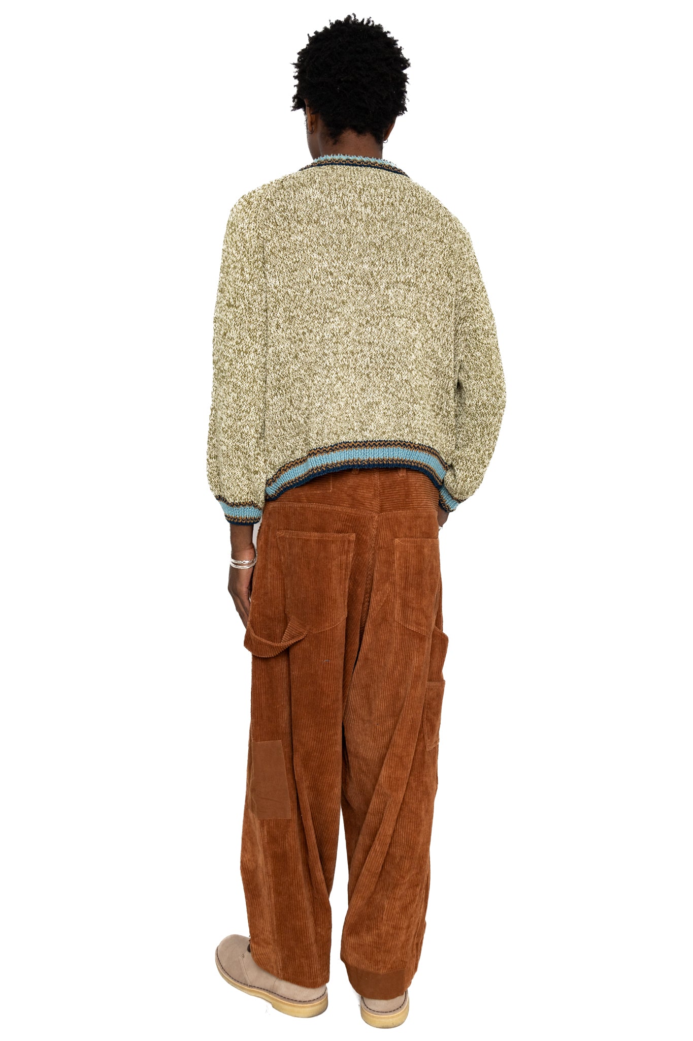 Bulb Knit Jumper - Twisted Olive