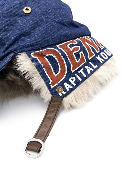 11.5oz Denim LAUNDRY Hunter Cap - Indigo