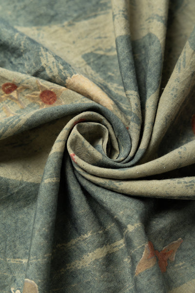 Natural Dyed Handkerchief - Leaf Green