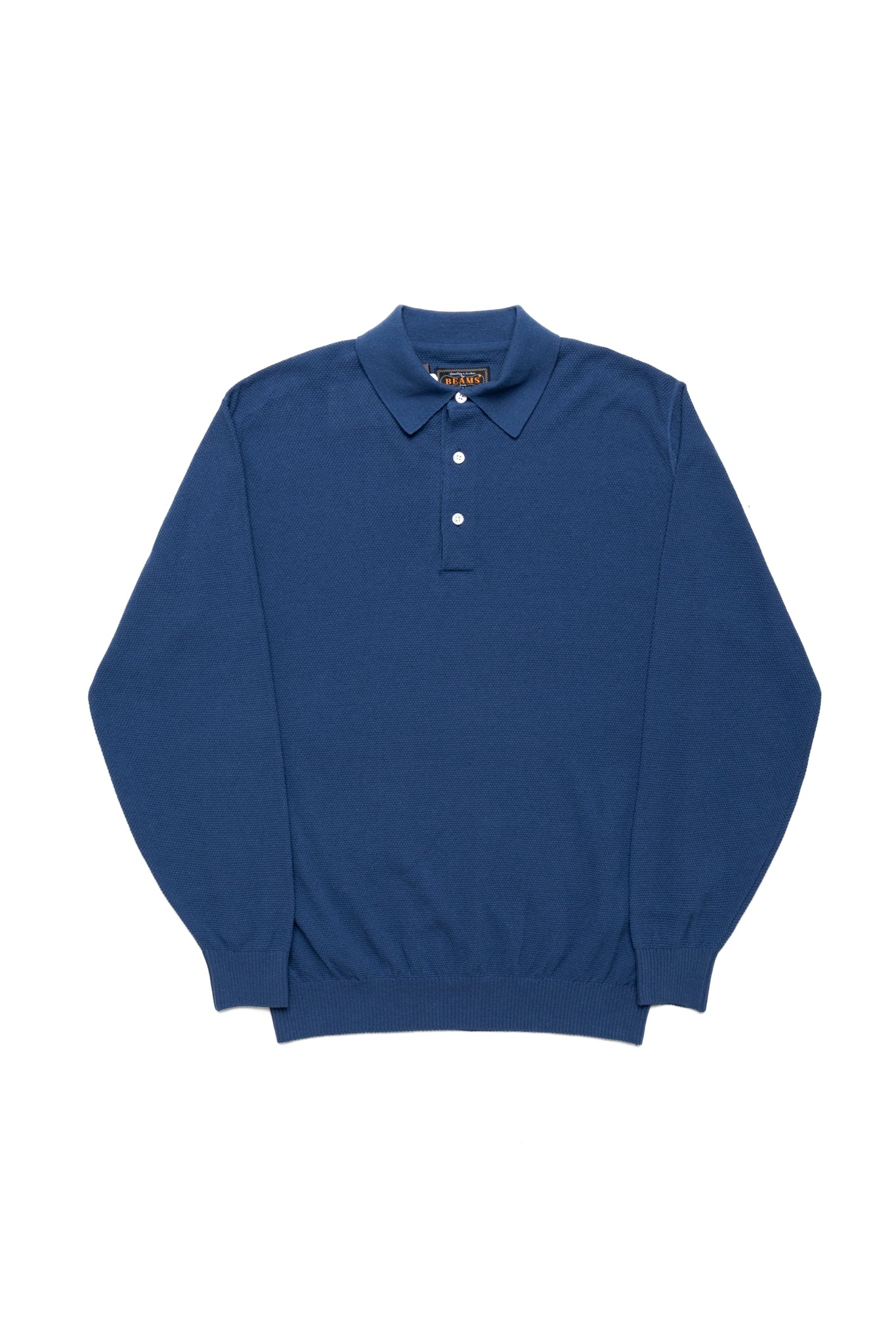 Knit Polo Pique 14G - Navy