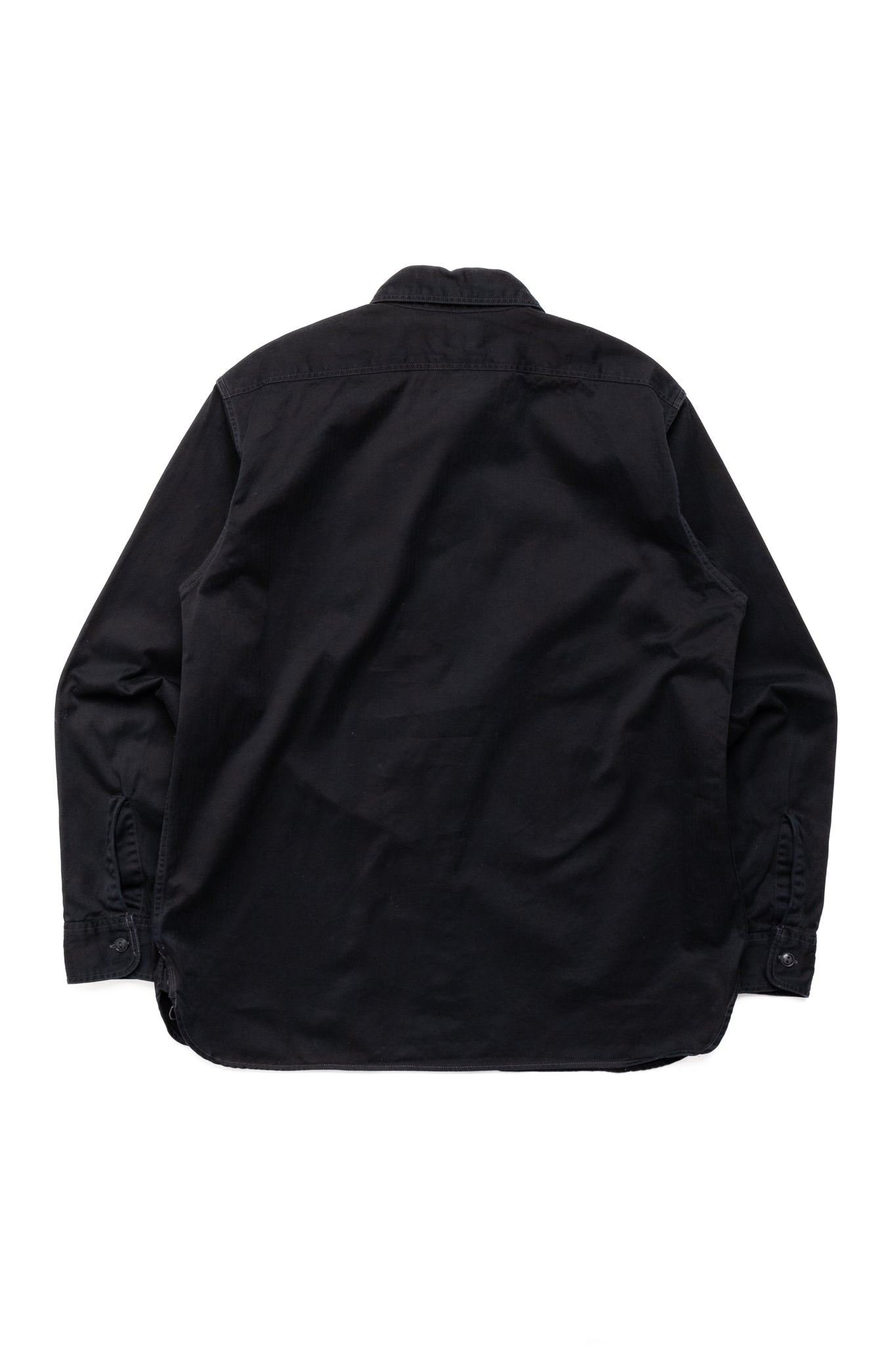 L/S Herringbone Work Shirt - Black