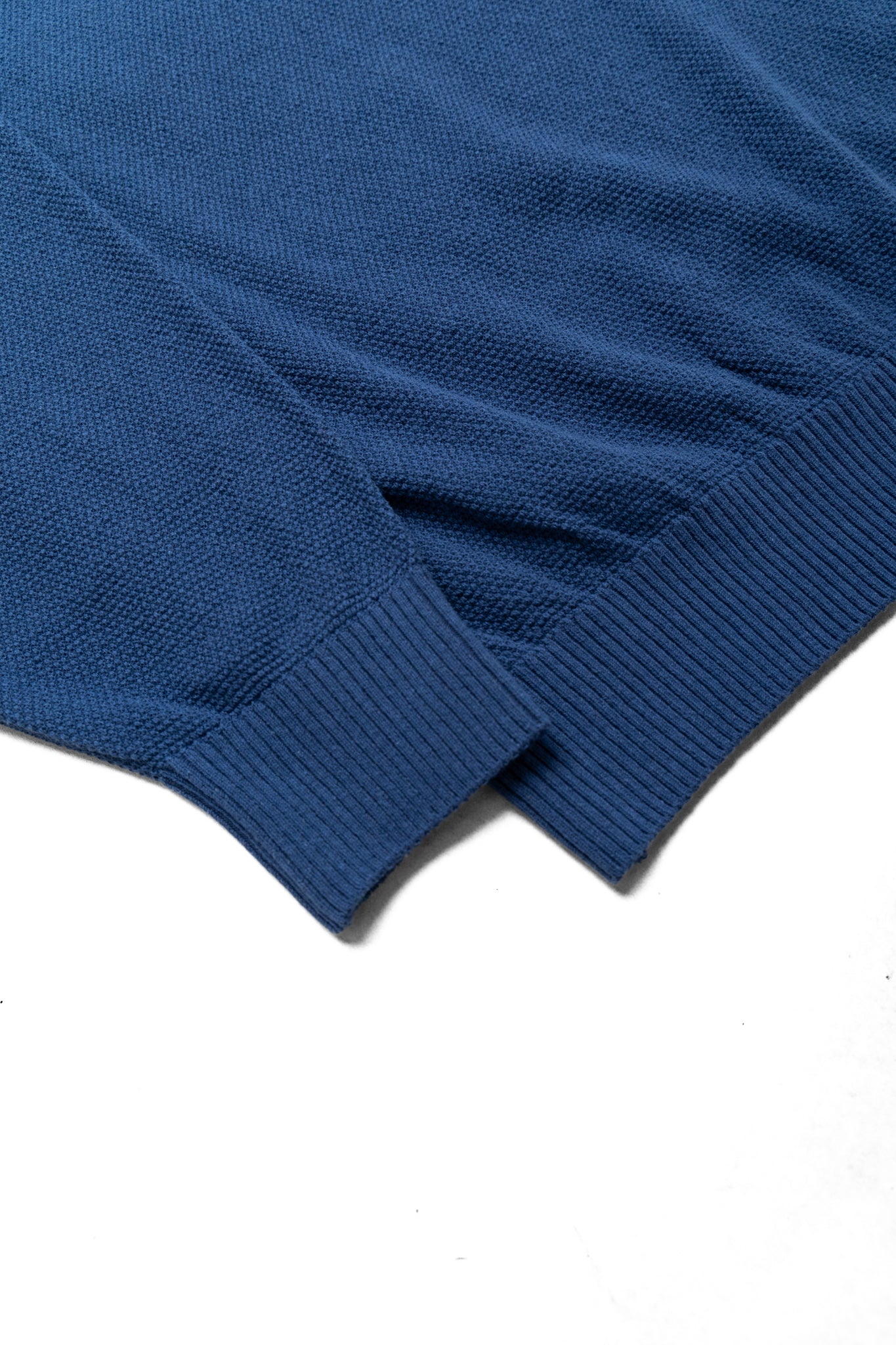 Knit Polo Pique 14G - Navy