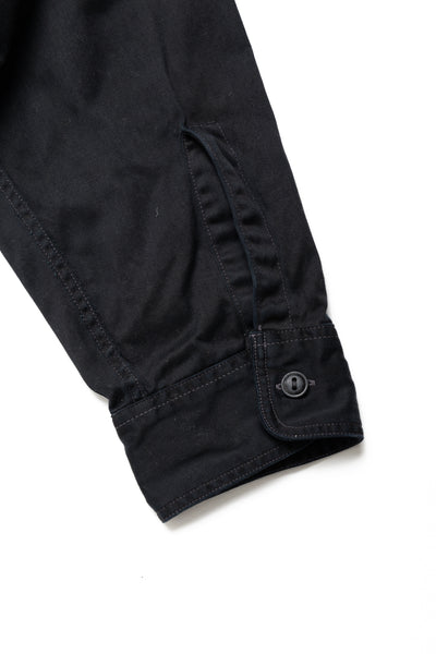 L/S Herringbone Work Shirt - Black