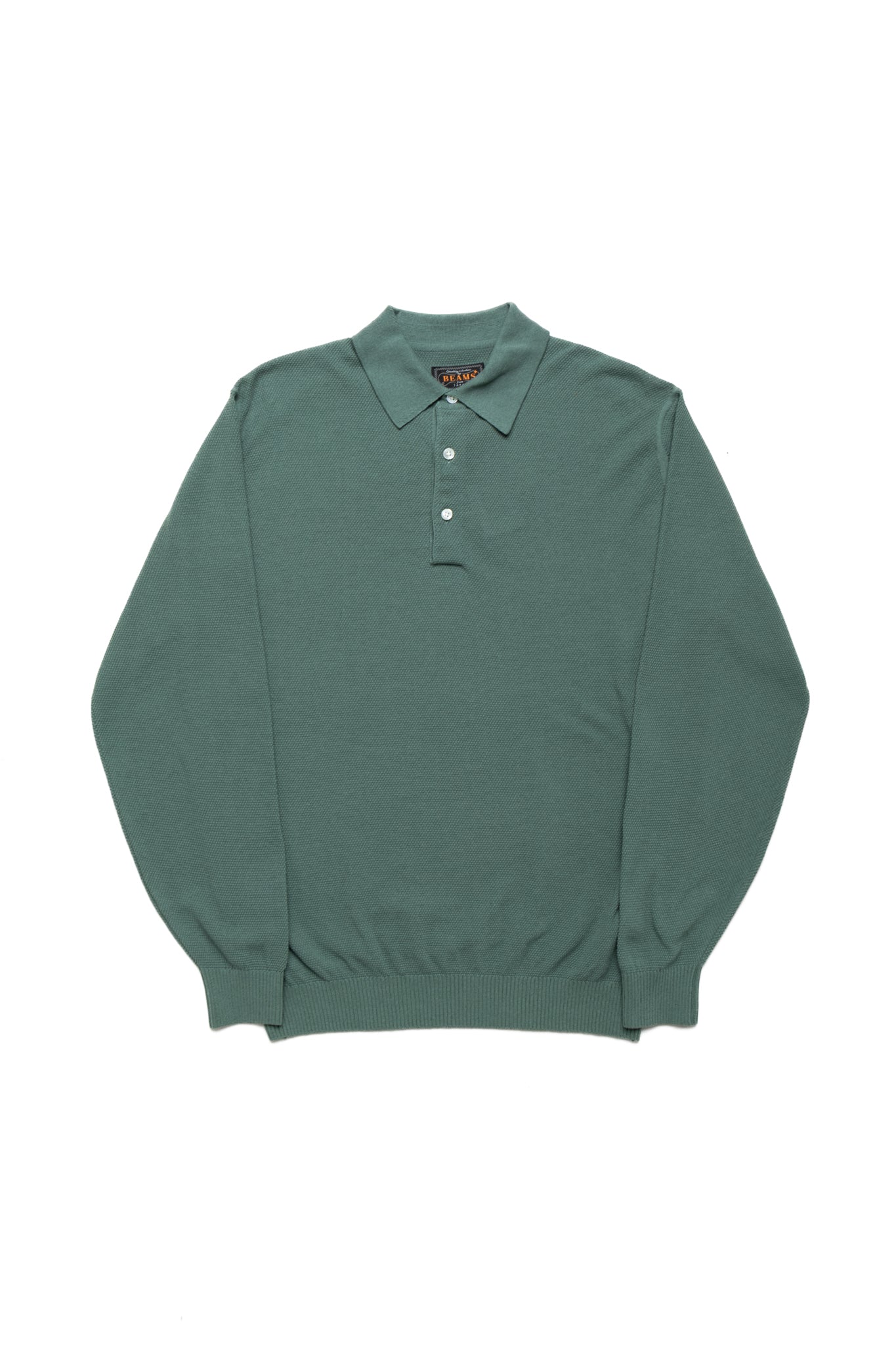 Knit Polo Pique 14G - Olive