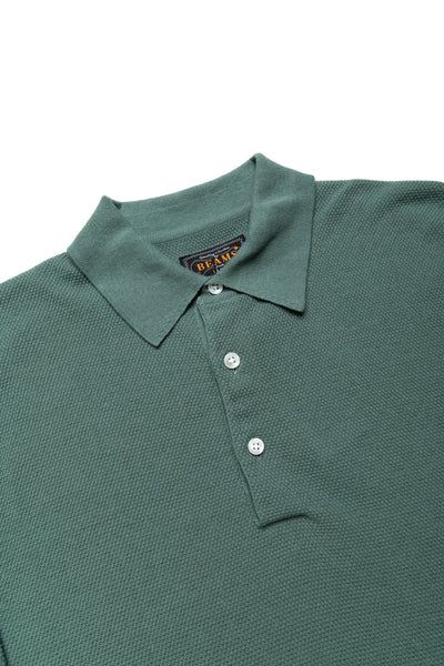 Knit Polo Pique 14G - Olive