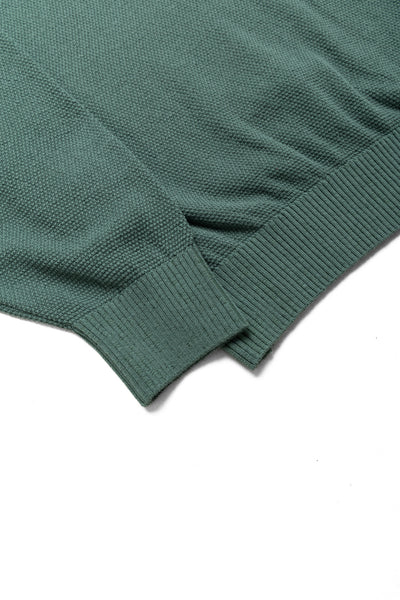 Knit Polo Pique 14G - Olive