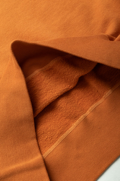 Set-In Crew Neck Sweatshirt - Orange