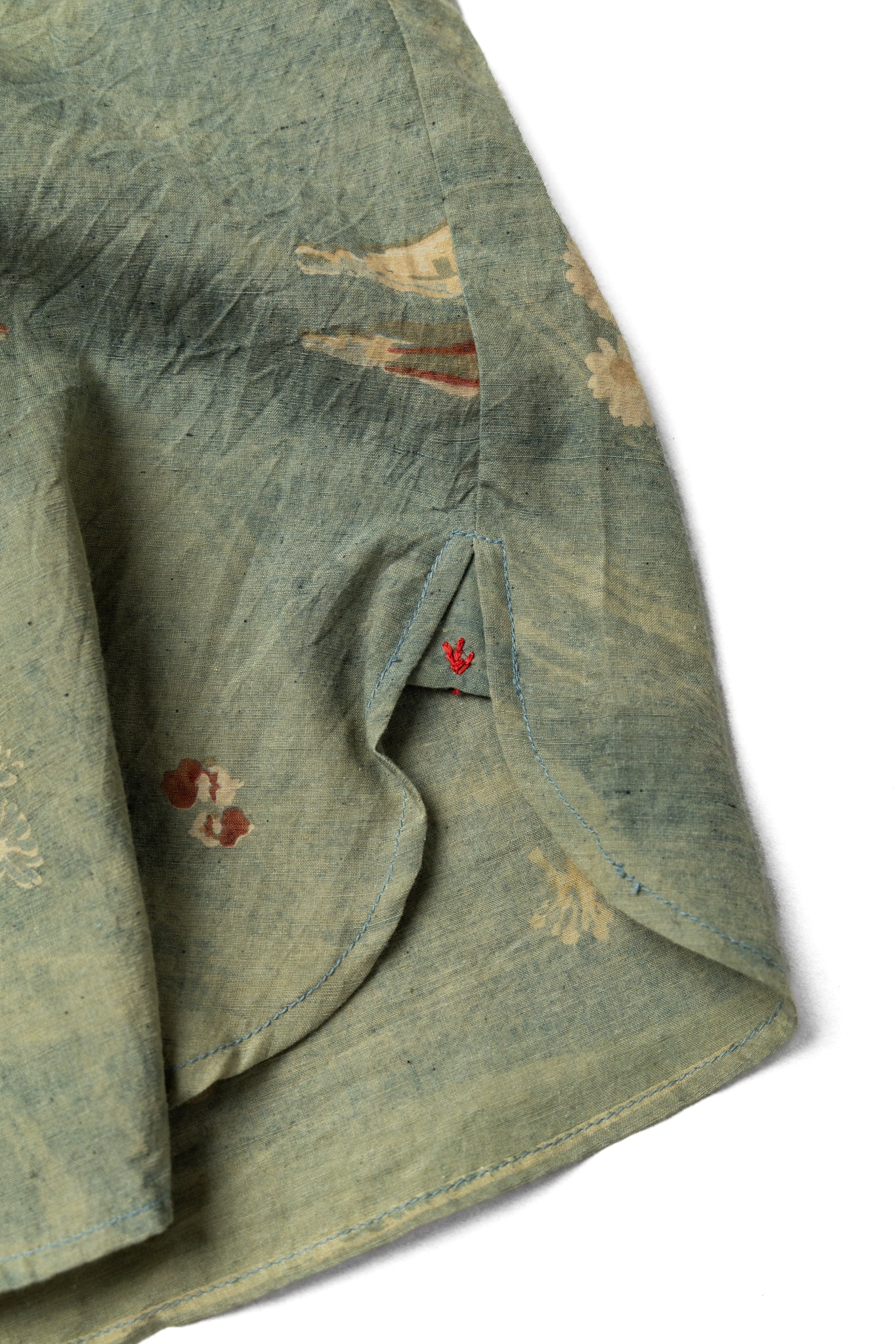 Natural Dyed Shirt - Leaf Green