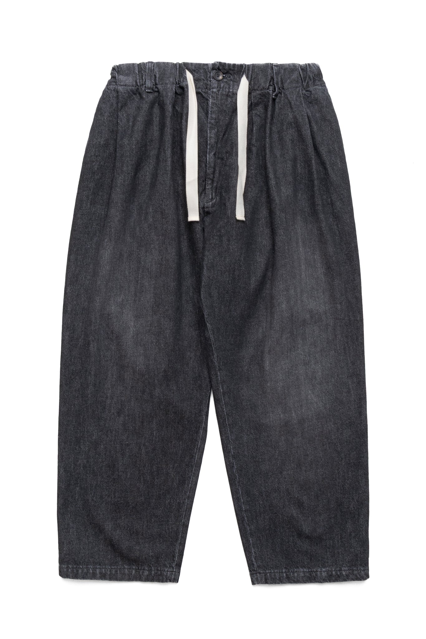 Baggy Trousers Denim Damaged - Black