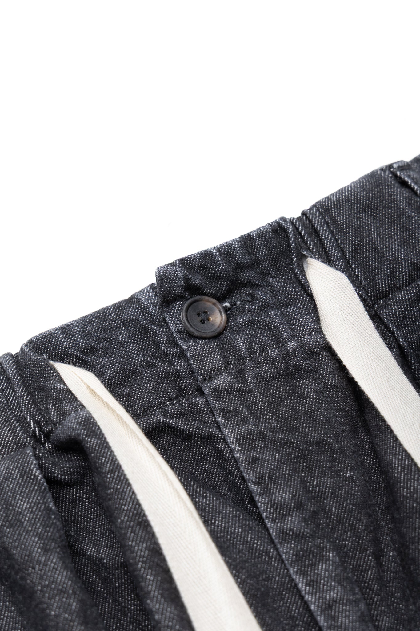 Baggy Trousers Denim Damaged - Black