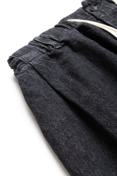 Baggy Trousers Denim Damaged - Black