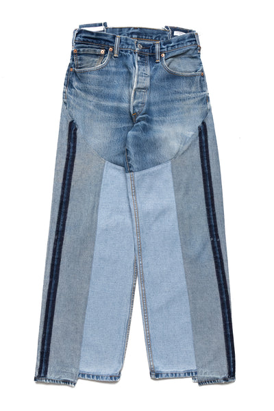 OLD PARK × MINEDENIM Inside-Out Chaps Jeans - Size 30