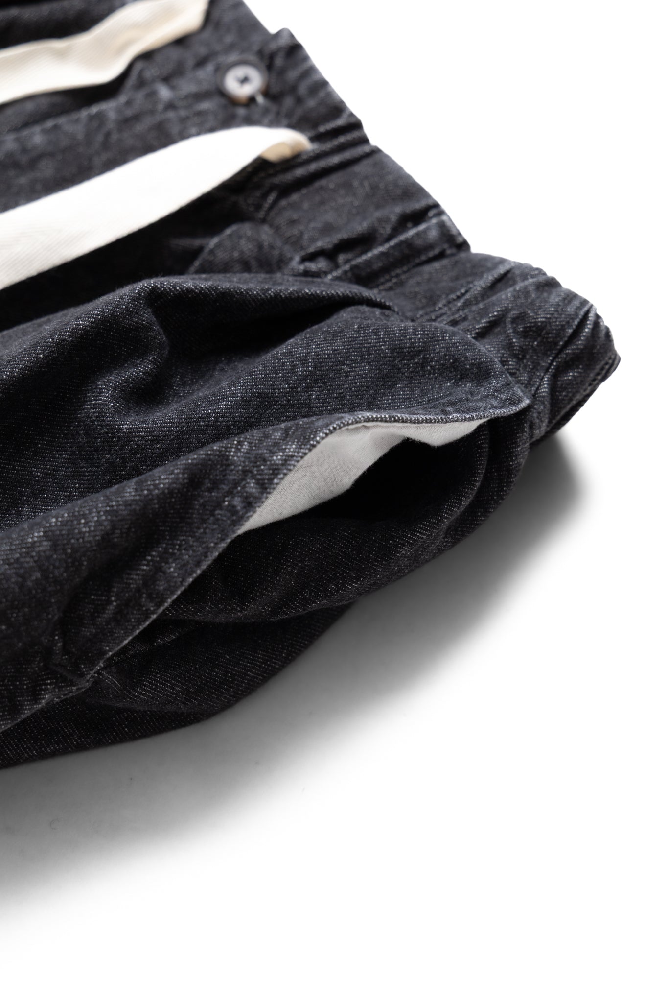 Baggy Trousers Denim Damaged - Black