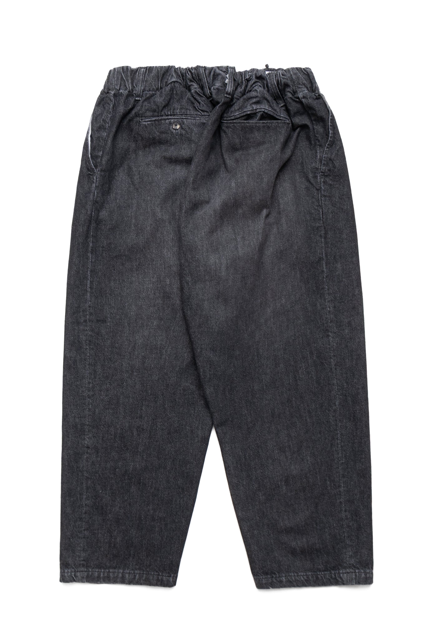 Baggy Trousers Denim Damaged - Black
