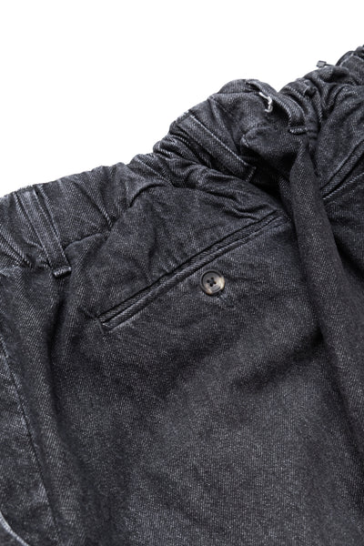 Baggy Trousers Denim Damaged - Black