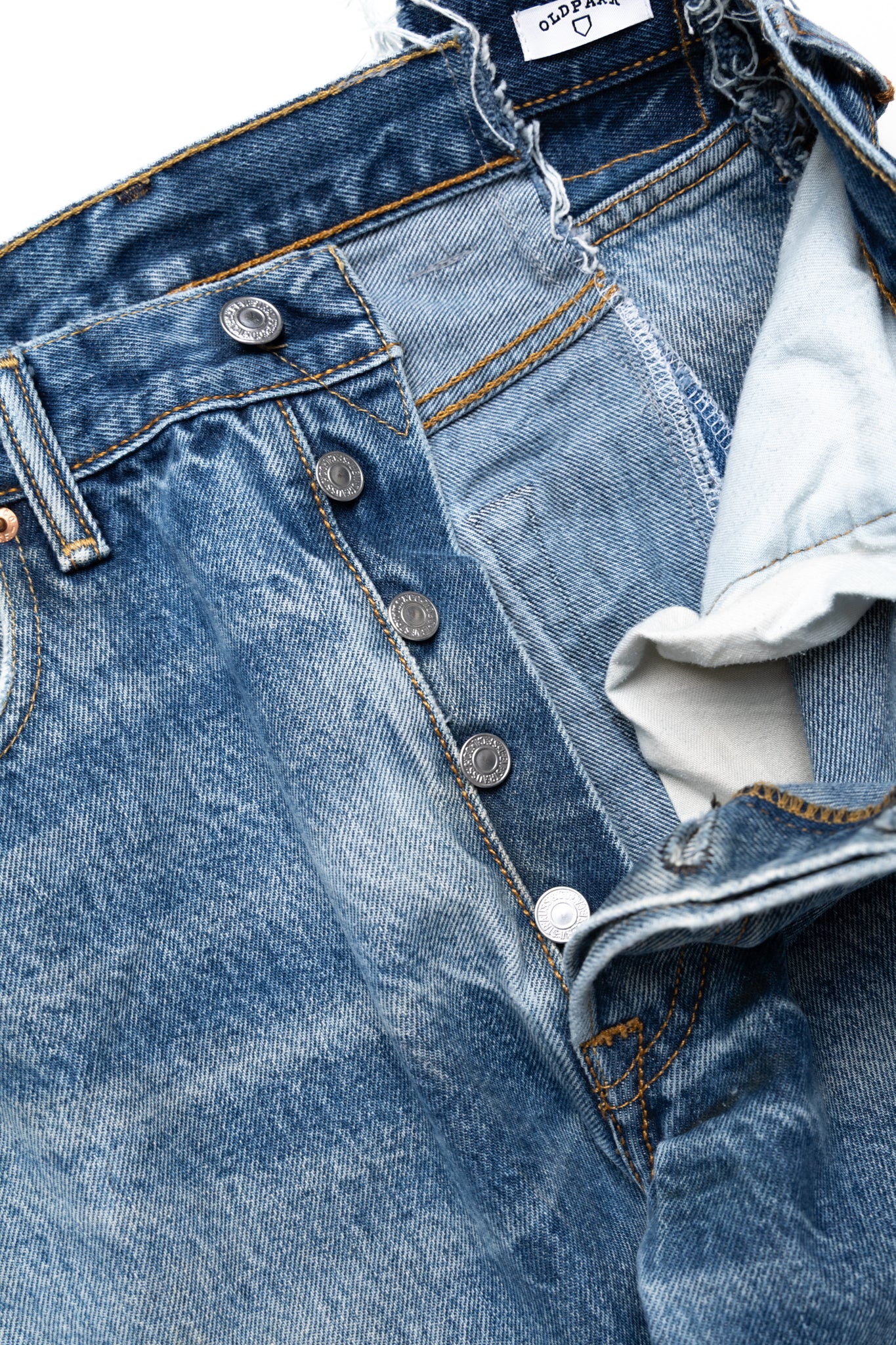 OLD PARK × MINEDENIM Inside-Out Chaps Jeans - Size 30