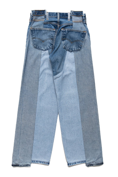 OLD PARK × MINEDENIM Inside-Out Chaps Jeans - Size 30