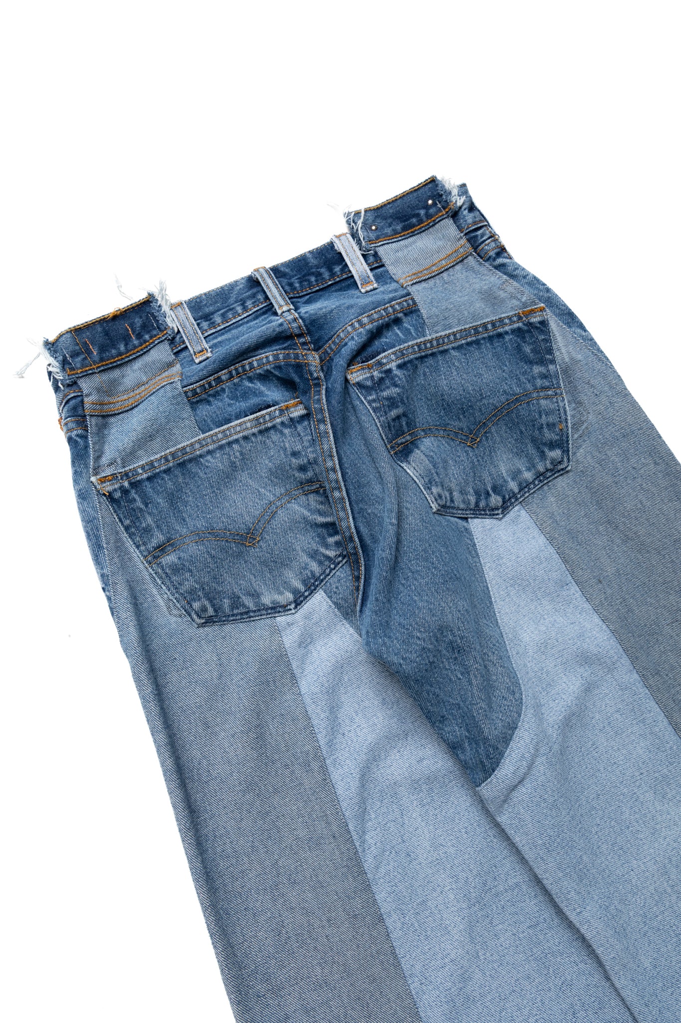 OLD PARK × MINEDENIM Inside-Out Chaps Jeans - Size 30
